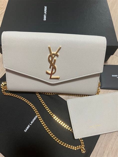 ysl uptown chain|ysl wallet review.